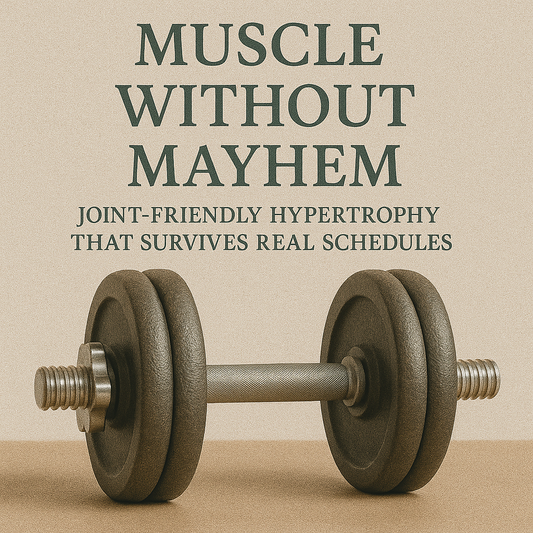 Muscle Without Mayhem: Joint-Friendly Hypertrophy that Survives Real Schedules