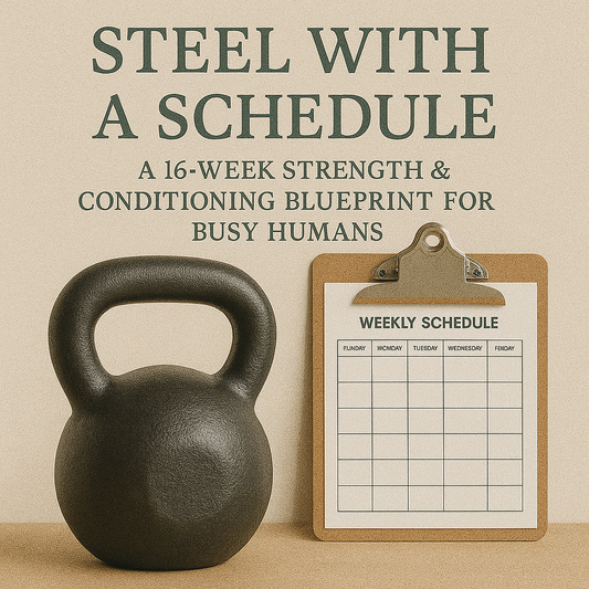 Steel with a Schedule: A 16-Week Strength & Conditioning Blueprint for Busy Humans