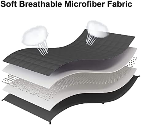 Weighted Blanket 22lbs 60"x80" Cooling Breathable Heavy Blanket Microfiber Material with Glass Beads for Adult All-Season Summer Fall Winter Soft Thick Comfort