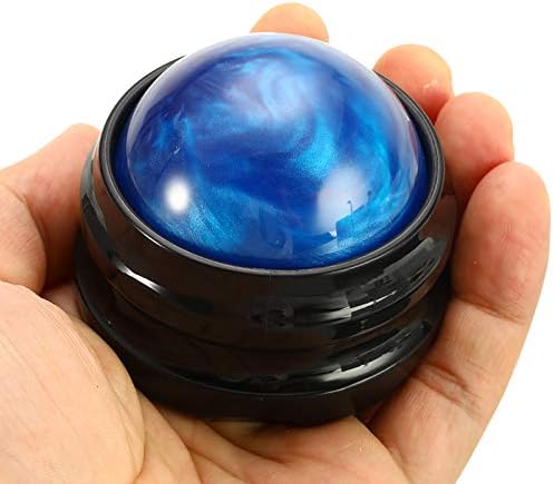 Massage Roller Ball,2-Pack Handheld Massage Therapy and Relax Tool for Sore Muscles,Joint Pain Relief Relaxing,Full Body Deep Tissue Massage(Blue&Purple)