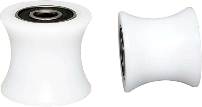 Total Trainer Rollers/Wheels of 4 for Models DLX, DLX II, DLX III, Adv DLX, Pilates, Pilates Pro 2500, 3000, 4000,570, 2000 (White)