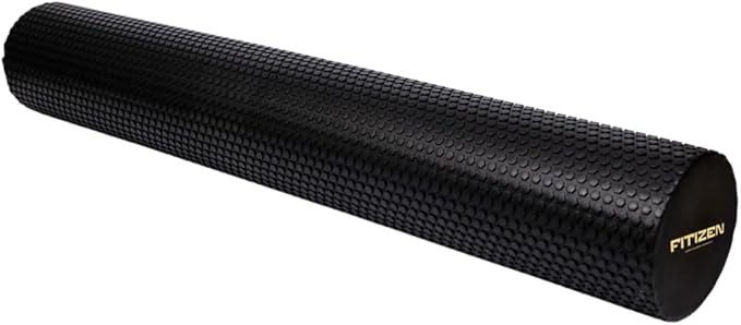 FitNation Foam Roller – High-Density Foam Muscle Roller – Textured Foam Rollers for Muscle Massage, Stretching, Pilates, Yoga