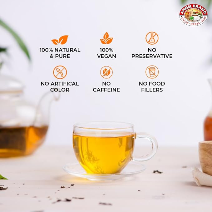 Angel Brand guinea hen weed root tea 25 Tea Bags – blend of Guinea Hen Weed, Lemon Grass, Ginger, & Orange Peel - Enjoy anamu plant tea with Balanced Flavor, Rich Nutrients & Health Benefits