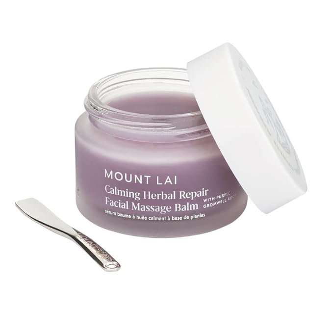 Mount Lai Calming Herbal Repair Serum Concentrate Balm, Calming Herbal Repair Balm for Gua Sha, Support Cellular Repair, Soothes & Rejuvenates Skin, 1 oz, Ideal for Daily Skin Care & Relaxation