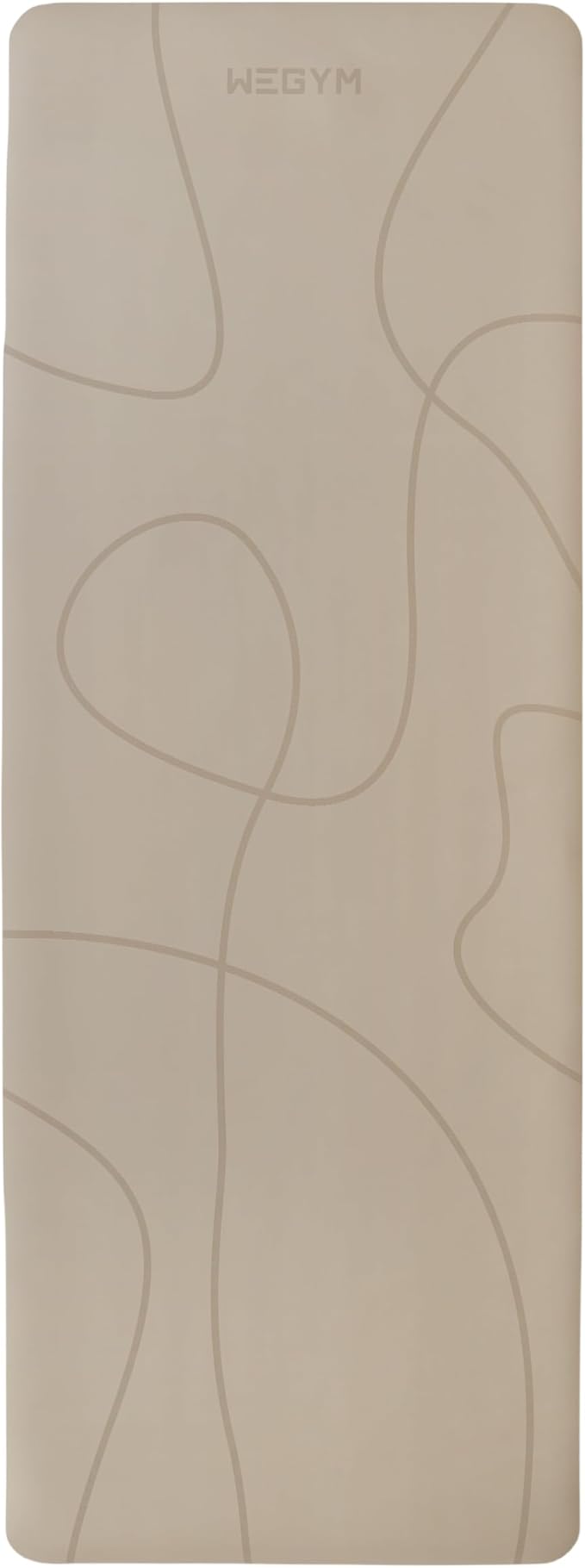 4mm Cushioned Exercise Mat for Yoga & Pilates - Anti Slip, Polyurethane with Suede Top & Carrying Strap