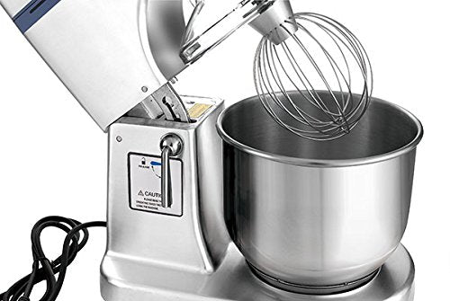 KWS M-B5 Commercial 575W Stand Mixer, 5 Quarts Silver Heavy-Duty for Restaurant/Bakery/Tea Shop/Coffee Shop