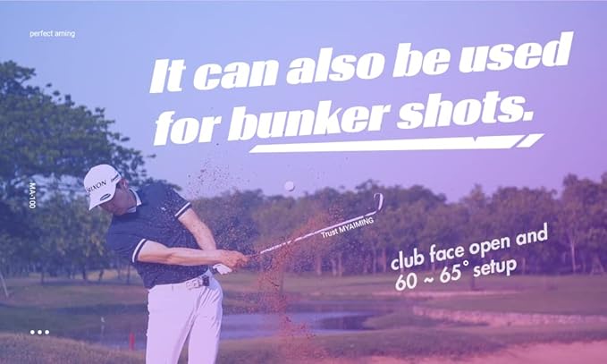 See Directions Digitally! Golf Aiming Device White