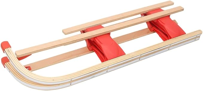 SKM Folding Sledge Wood 110 cm (Weight-10KG)