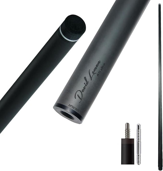 29.13" /Radial Wavy 3/8-10 3/8-11 3/8-14 Uni-Loc 5/16-18 Carbon Pool Cue Single Shaft, Low Deflection Technology, Ultra-Smooth, pro Taper, Easy to Control