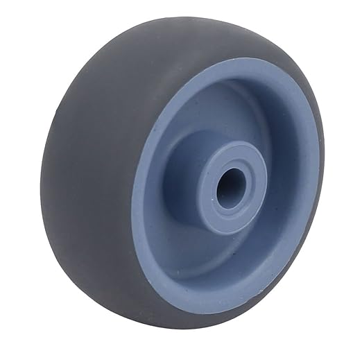 uxcell 2-inch Diameter TPR Wheel 8.5mm Bore Trolley Caster Pulley Roller 4pcs