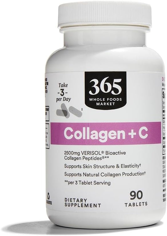 365 by Whole Foods Market, Collagen Verisol 2500Mg, 90 Count