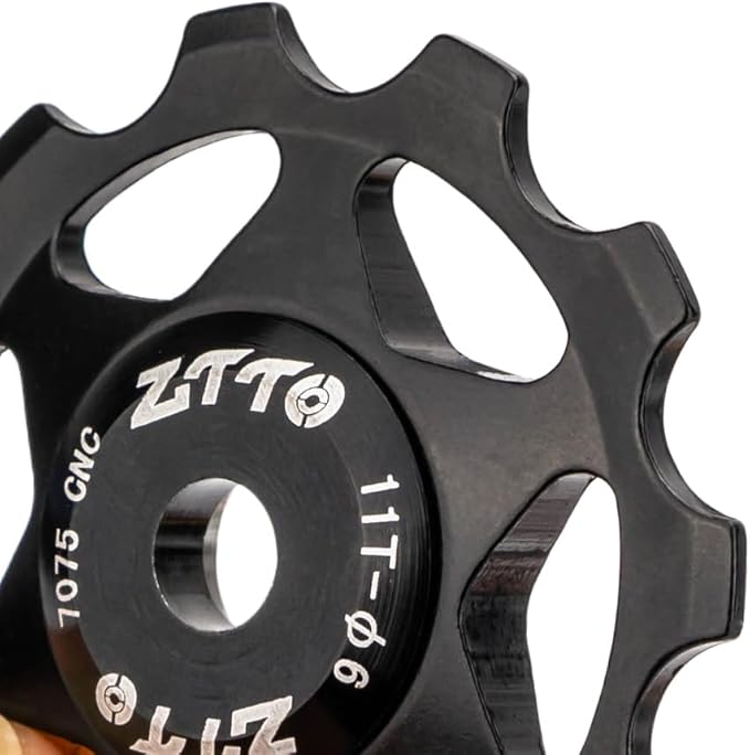 ZTTO Guide Pulley Bike Rear Derailleur Pulley Wheels, Colorful Aluminum Alloy 11T 13T CNC Road Bike Guide Roller Bicycle Derailleur 4mm 5mm 6mm for MTB, Road Bike
