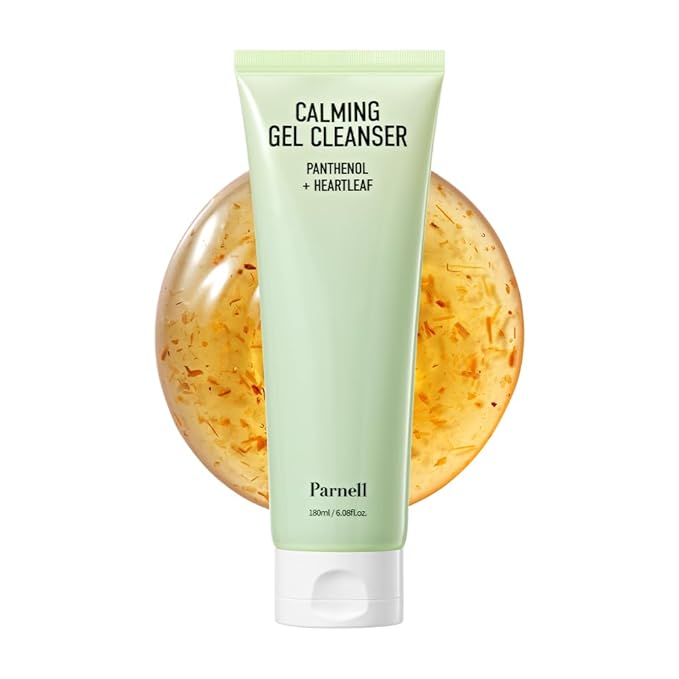 Parnell Panthenol Heartleaf Calming Gel Cleanser | 180ml / 6.08 fl.oz, soothing & moisturizing cleanser, korea skin care, korea beauty