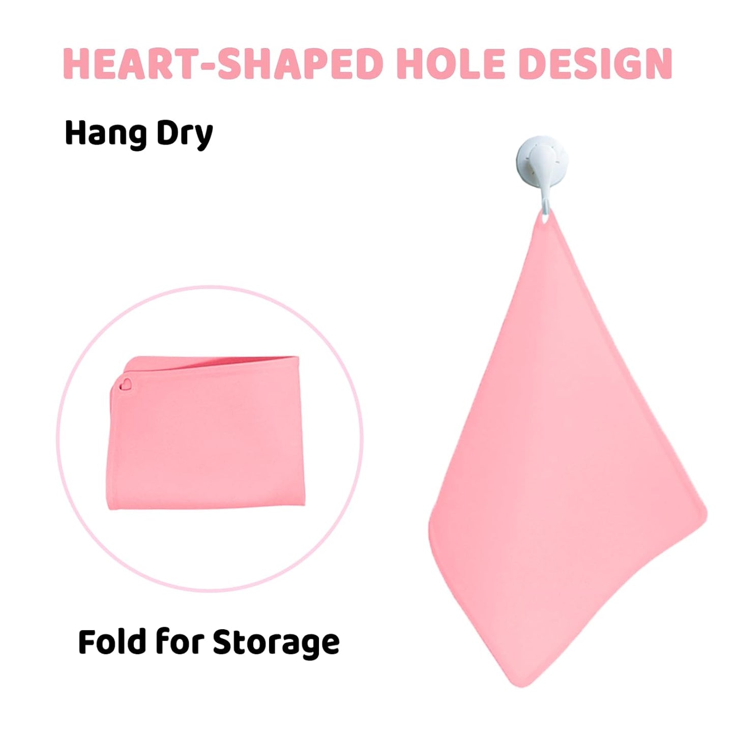 Silicone Placemat for Toddles Kids Non-Slip Reusable Portable Baby Placemats for Restaurant Stain-Proof Children Food Mats Eating Table Mat 2 Pack (Mauve&Peach)