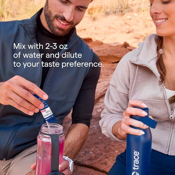 Trace Minerals Power Pak | Electrolyte + Vitamin C, Zinc, Magnesium | Supports Immunity, Hydration & Energy | Lemon Lime, Orange, Grape | 30 ct Variety Pack (3 Flavors)