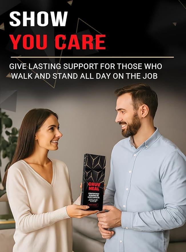 Work Pro Comfort Insoles - Shock Absorption - Low Arch - Cushioning Anti Fatigue Shoe Insert Men Women - Non-Slip - Soft Comfortable Work Boot Insoles - Foot Pain Relief (S, Black)