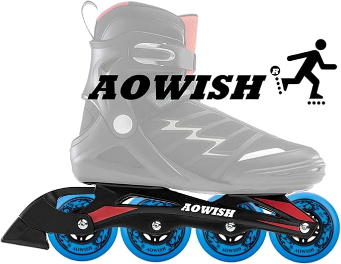 8-Pack Inline Skate Replacement Wheels 85A Outdoor Asphalt Formula Roller Blades Wheels Indoor Roller Blades Wheels with Bearings ABEC-9 & Floating Spacers