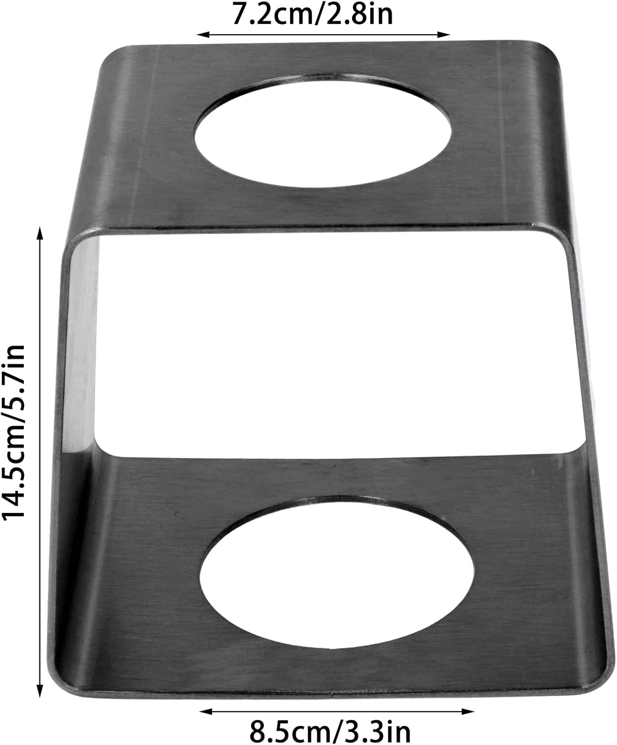 Coffee Dripper Stand, Coffee Filter Holder, Coffee Drip Rack Stainless Steel Lightweight Coffee Filter Cup Stand for Home Cafe Office(Black)