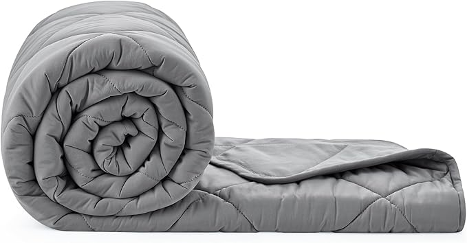 Cozy Bliss Cooling Throw Blanket for Hot Sleepers, Q-Max 0.4 Cooling Comfort 50x70, Cold Blankets for Night Sweats Sleeping, Ultra-Cool Lightweight Breathable Summer Blanket for Bed Travel