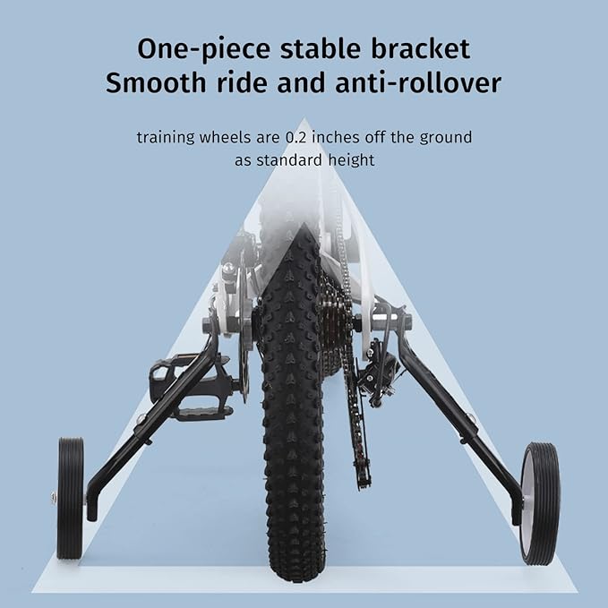 Training Wheels for 24 inch Bike,Compatible for Multi-speed Bike of 20 22 24 Inch,Heavy Duty Training Wheels,1 Pair