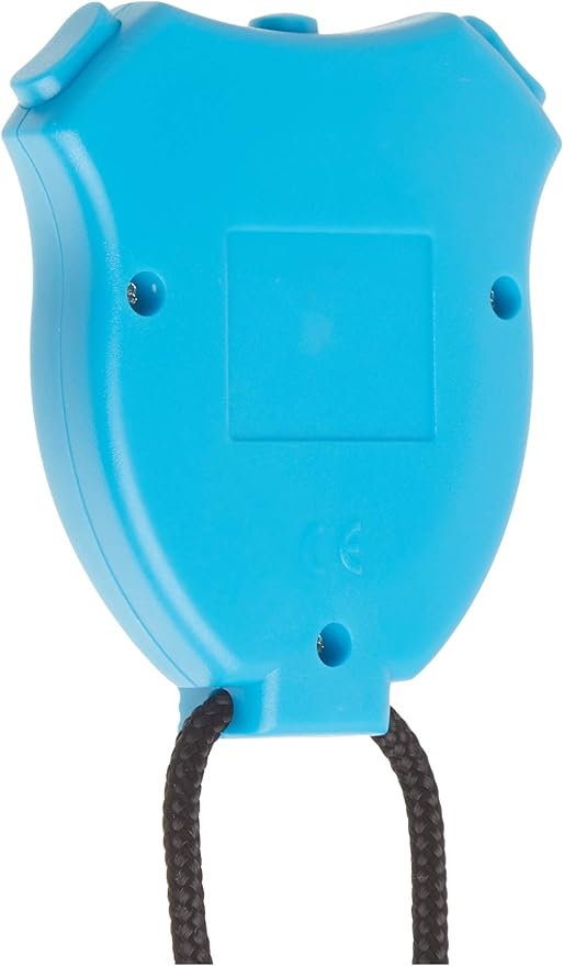 Champion Sports Stopwatch Timer Set: Waterproof, Handheld Digital Clock Sport Stopwatches with Large Display for Kids or Coach - Bright Colored 6 Pack