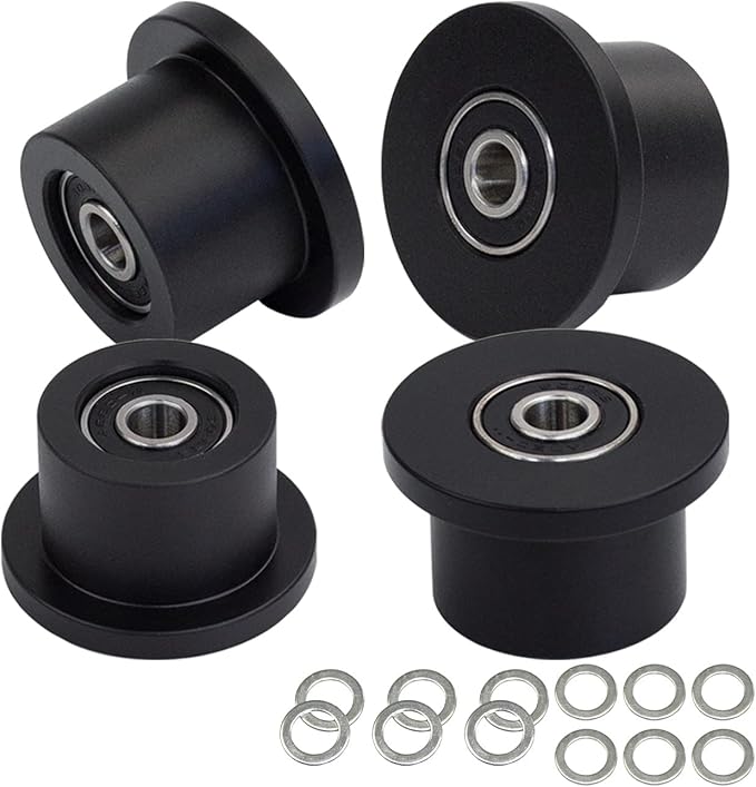 Total Gym 1700 Club Wheels/Rollers Qty for 4 Models 1000 1100, 1400, 1500, 1600, 1700, 1800, 1900, Achiever, Force, Gold, Max, Platinum, Platinum Plus, Pro, Supra, Supreme, Ultima, Ultra, XLI