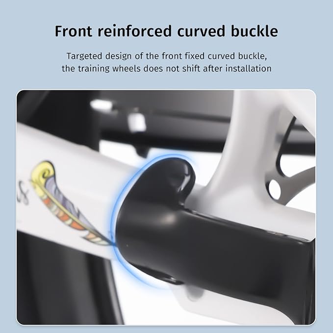 Training Wheels for 24 inch Bike,Compatible for Multi-speed Bike of 20 22 24 Inch,Heavy Duty Training Wheels,1 Pair