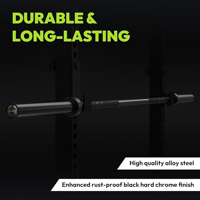 Olympic Bumper Plates Set 2 Inch, 10-55 lbs Rubber Weight Plates with 45 lb (20kg) Black/Silver Barbell, Strength Training & Weight Lifting for Home Gym
