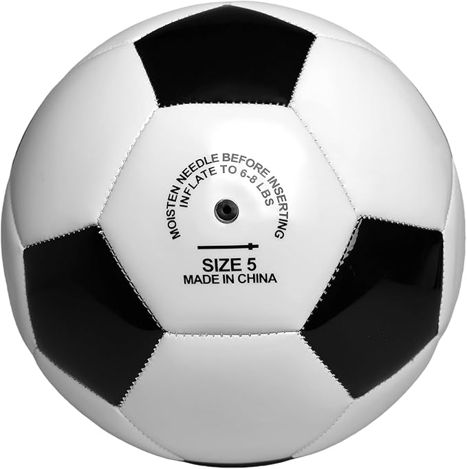 Soccer Balls Size 3 4 5 for Boys Girls Adults Training Soccer Ball for Lawn Indoor Outdoor Sports Red Blue Green Black White