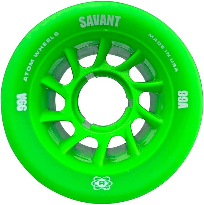 Atom Quad Wheels - Savant (62mmx40mm, Orange (97A), 4pk)