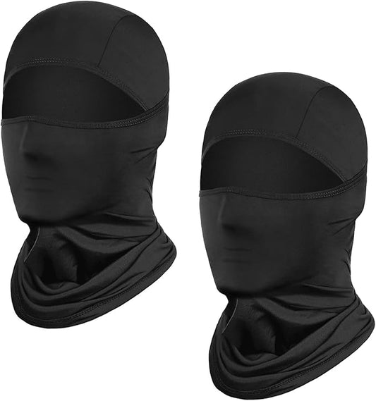 Achiou Balaclava Face Mask, Ski Mask for Men Women Football, Lightweight Sheisty, Ninja Shiesty Sun Hood UV Protector Cycling