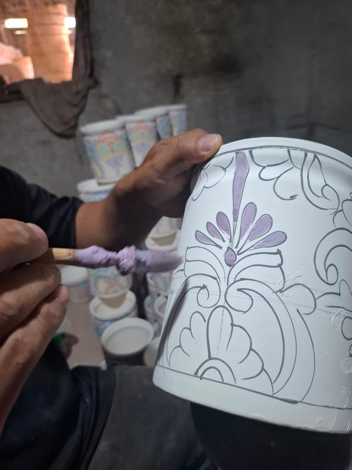 Utensil Holder For Counter Extra Large Utensil Holder, Mexican Talavera Pottery Kitchen Decor, Drawer Organizer, Spoon Holder, Ceramic Mexico Decor for Home Spatula Holder, Mexican Vase, Spoon Rest