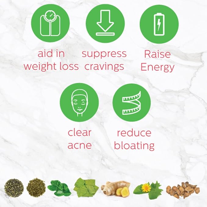 Teamiยฎ 30-Day Detox Tea Pack: All-Natural Teatox Kit with Teami Skinny & Colon Cleanse Loose Leaf Herbal Teas (Lemon)