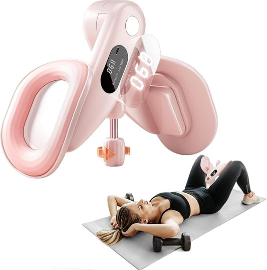 Thigh Master Hip Trainer Kegel Exerciser, Pelvic Floor Muscle Trainer for Women and Inner Thigh Exercise Workout for Men, Thigh & Hip Strengtheners for Home Gym Workout