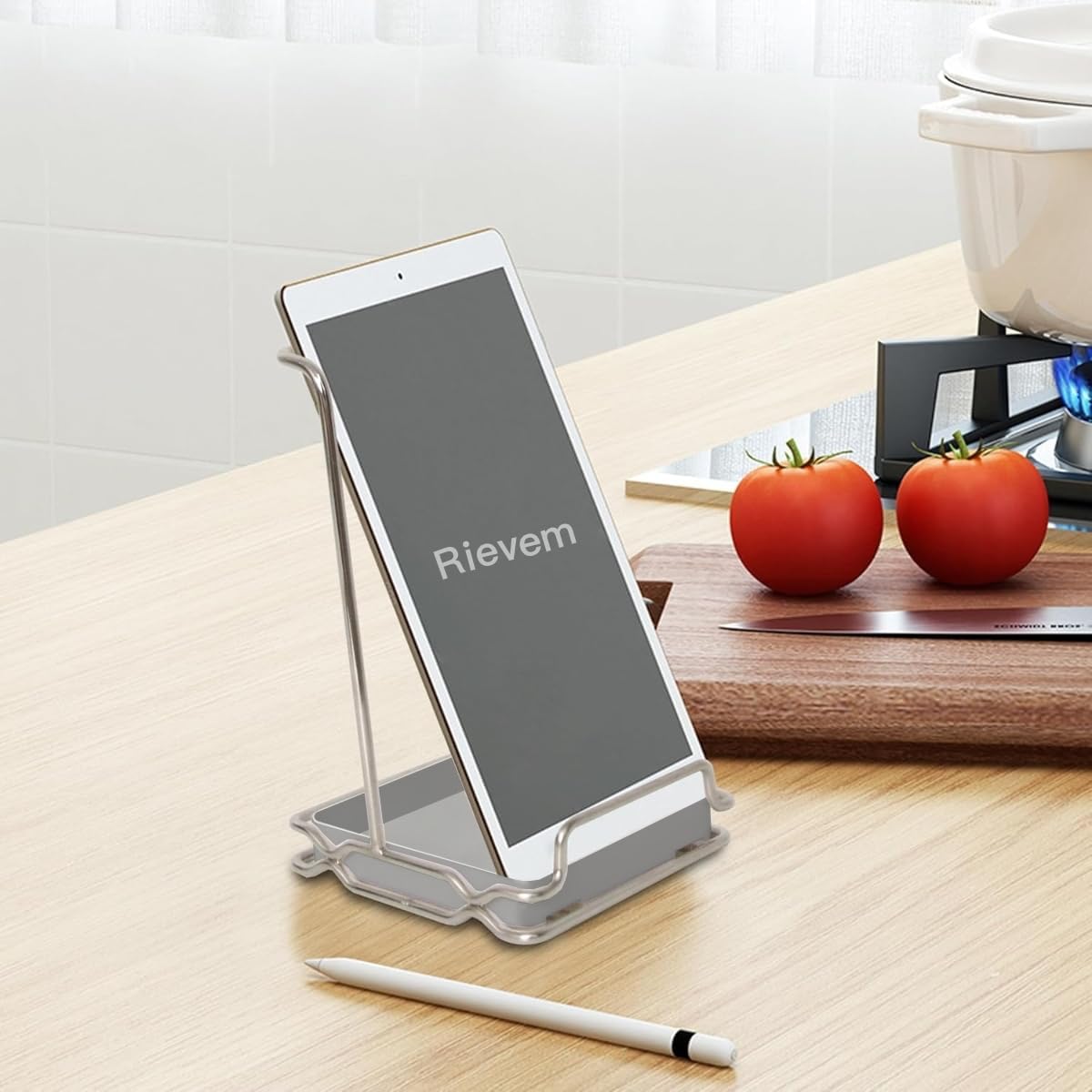 Spoon Rest and Lid Holder for Stove Top – Heat-Resistant Stainless Steel Organizer for Utensils, Lids, and Tongs – Drip Tray for Kitchen Counter