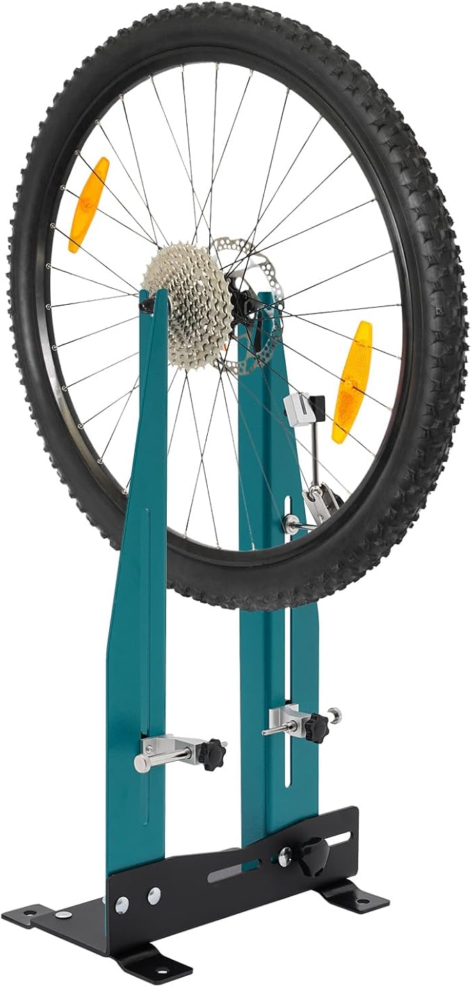 Wheel Truing Stand, 27.5-29inch Wheel Tire Truing Stand Tabletoptire Rims Repair Tool Professional Bicycle Wheels Maintenance Instrumentation for Children'S Bikes Folding Bikes Road Bikes