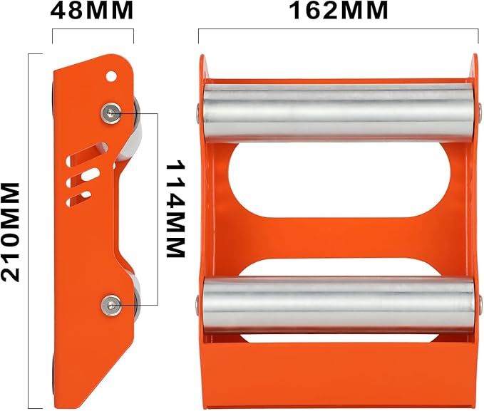 Motorcycle Wheel Cleaning Stand 600 Capacity Paddock Roller Stand Universal for Tire Cleaning Chain Lubrication for Dirt Pit Street Bike Orange