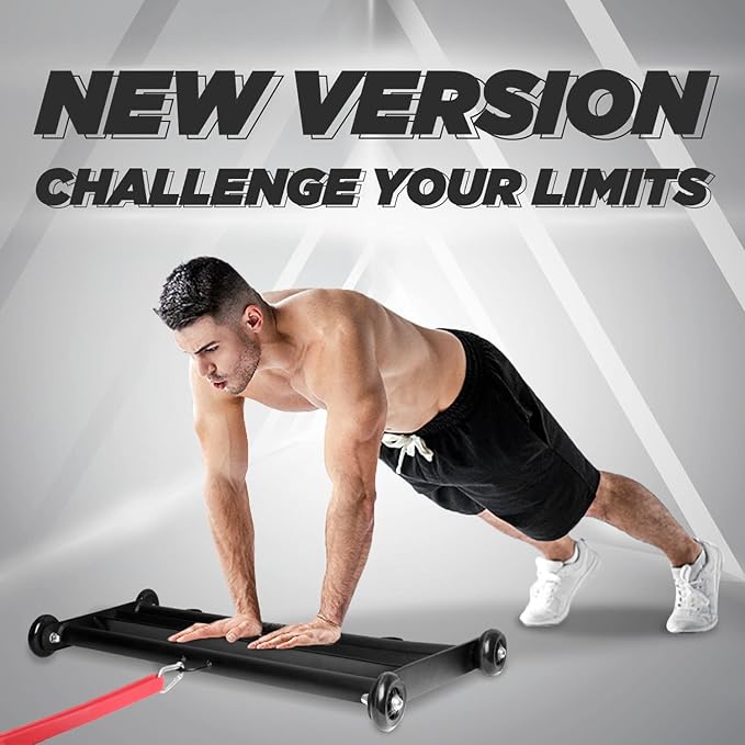 Yes4All Glute Ham Glider, Exercise Wheels for Home Gym Fitness, Glute Hamstring, Booty Building