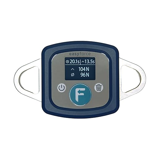 EasyForceยฎ Performance Digital Dynamometer | Peak Force Capacity 300 Kg (2942 N) | for Strength Coaches, Physiotherapists, and Trainers | Accurate, Simple, and Swift Data Access
