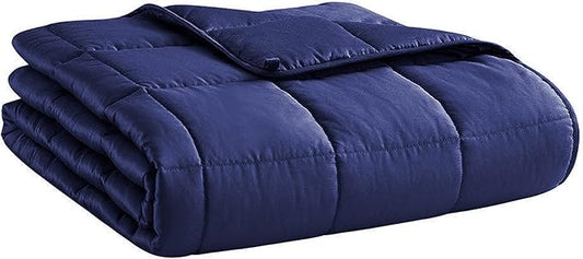 L'AGRATY Weighted Blanket - 60"x80" 20lbs Cooling Breathable Heavy Blanket Microfiber Material with Glass Beads for Adult All-Season Summer Fall Winter Soft Thick Comfort