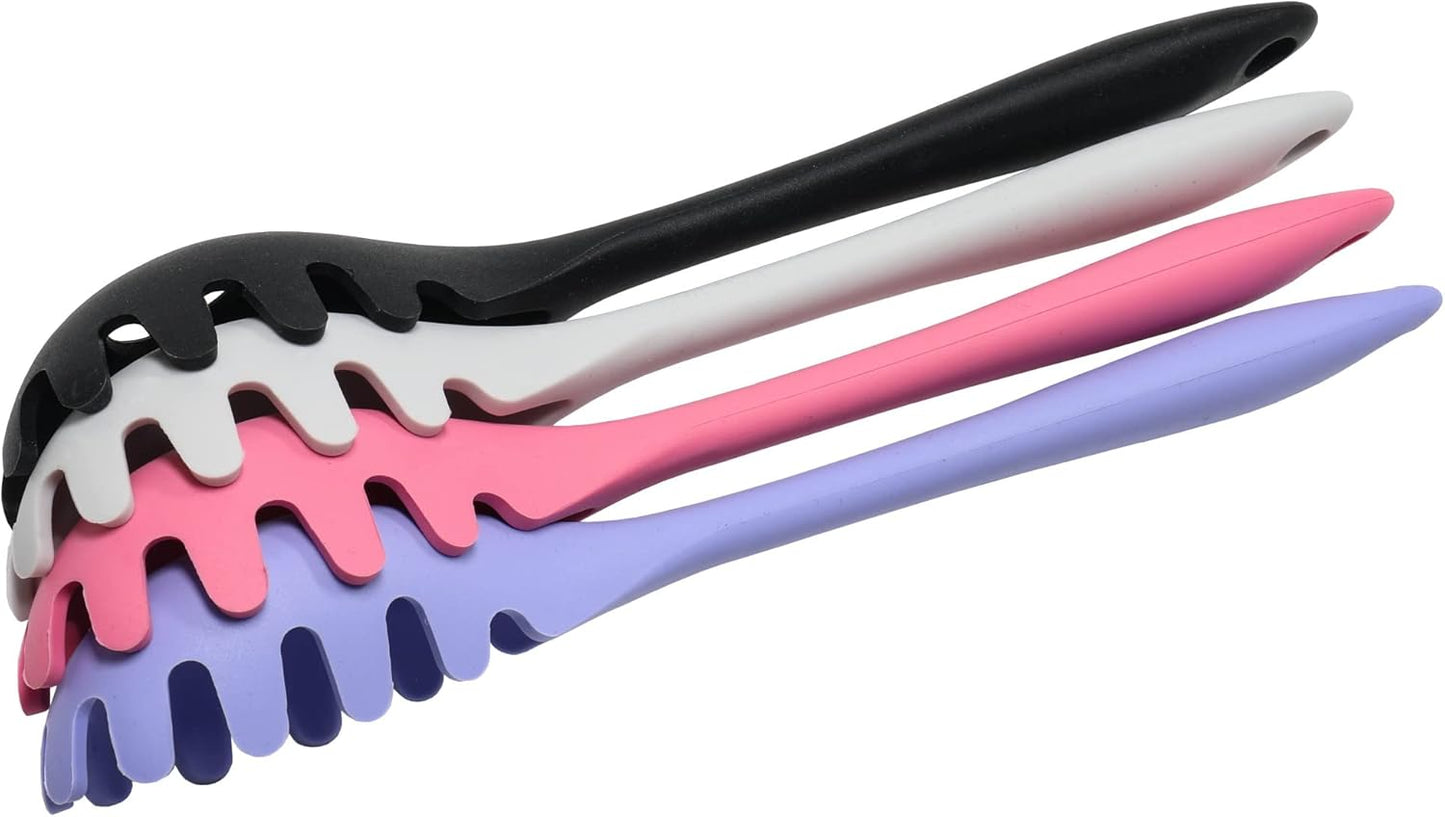 Chef Craft Premium Silicone Spaghetti/Pasta Fork, 11.5 inch, Pink