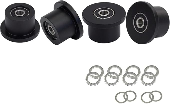 Total Gym 1700 Club Wheels/Rollers Qty for 4 Models 1000 1100, 1400, 1500, 1600, 1700, 1800, 1900, Achiever, Force, Gold, Max, Platinum, Platinum Plus, Pro, Supra, Supreme, Ultima, Ultra, XLI