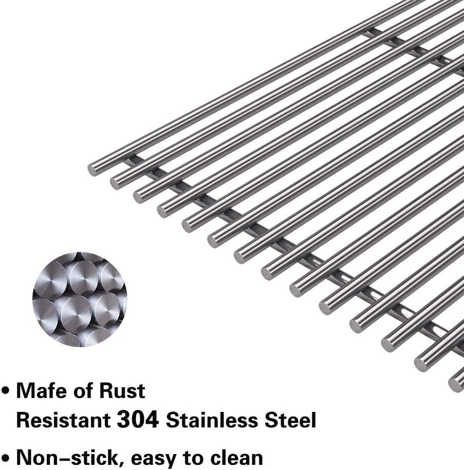 SF0273(3-Pack) 17 3/4" Stainless Steel Cooking Grid Grates Replacement for Kenmore 148.16156210, 148.1637110; Master Forge 3218LT, 3218LTM, 3218LTN, DG0576CC, E3518-LP, L3218