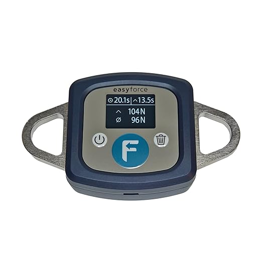 EasyForceยฎ Performance Digital Dynamometer | Peak Force Capacity 300 Kg (2942 N) | for Strength Coaches, Physiotherapists, and Trainers | Accurate, Simple, and Swift Data Access