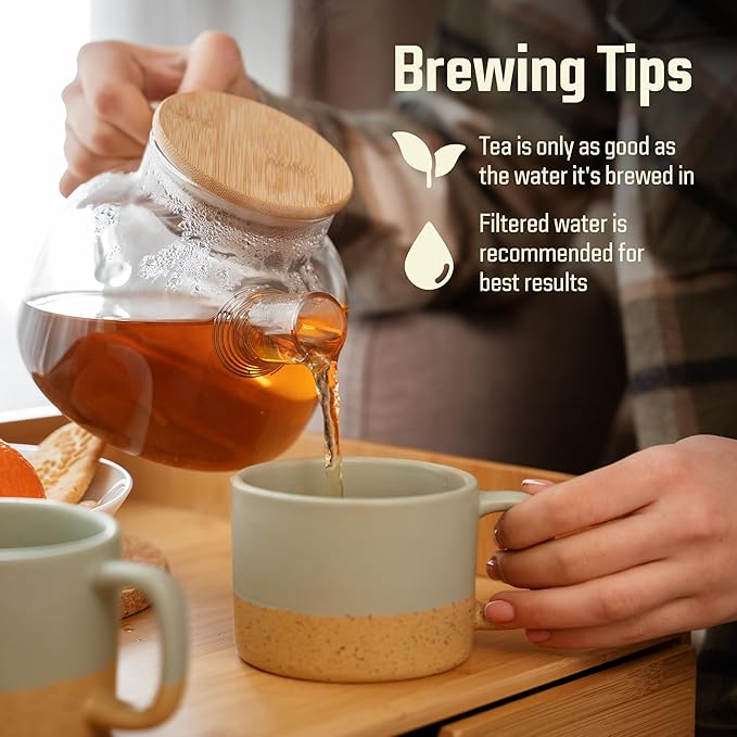 Cederberg Tea Company Caramel Mandarin Orange Rooibos Tea Bags - Made with Organic Red Rooibos Tea, South African Herbal Tea, Naturally Caffeine Free Tea, Small Batch - Select Blend Non-GMO, Premium Leaf, Antioxidant-Rich, 100 Count