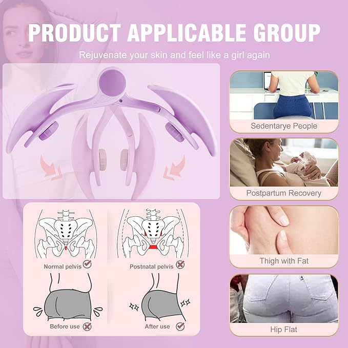 Thigh Trainer - Thigh Toner, Pelvic Floor Trainer, Kegel Trainer & Butt, Leg, Arm Toning Trainer Equipment for Home Gym Workout