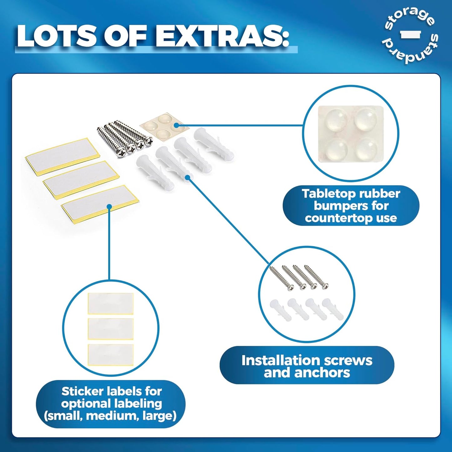 Storage Standard Triple Glove Box Holder Wall Mount Glove Dispenser - Disposable Glove Holder Wall Mount Glove Station for Medical Gloves, Multipurpose Kitchen Gloves Holder - 16.5 x 10 x 3.5 Inches