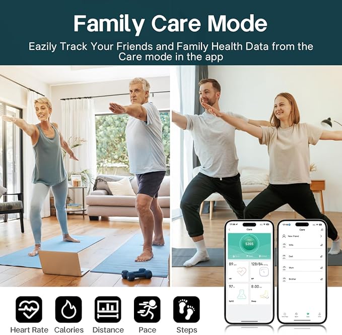 Smart Rings for Women Men,Fitness Tracker Ring,Heart Rate,Blood Oxygen,Blood Pressure,Step Tracker,Sleep Monitoring,No Subscription Fee,IP68 Waterproof Smart Ring for iPhone&Android(Gold 8)