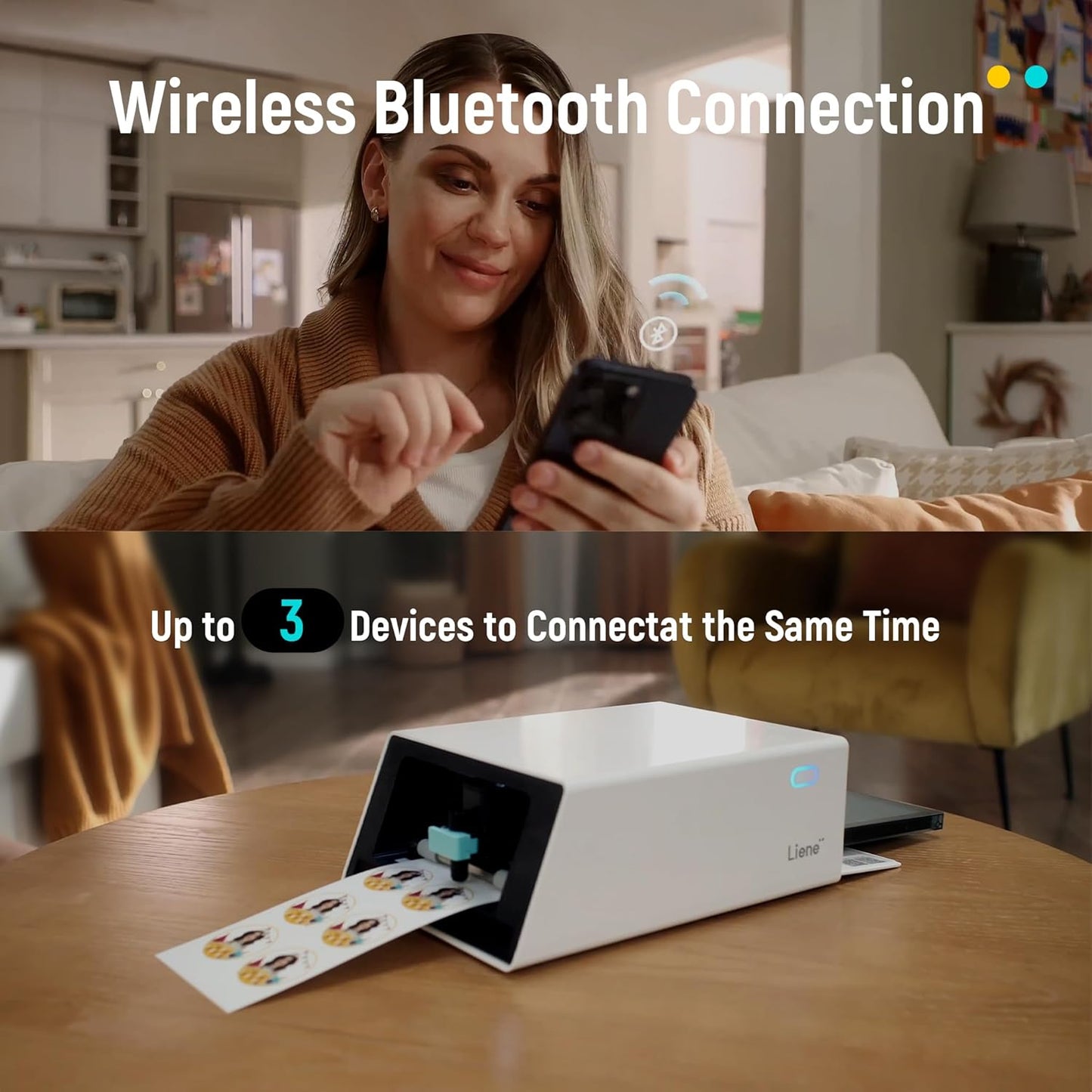 Liene PixCut S1 Ultimate Pro Pack - All-in-One Sticker Maker Machine for Custom Stickers, High-Volume Printing&Professional-Grade Photos, Thermal Dye-Sublimation, 300 DPI Prints, Precise