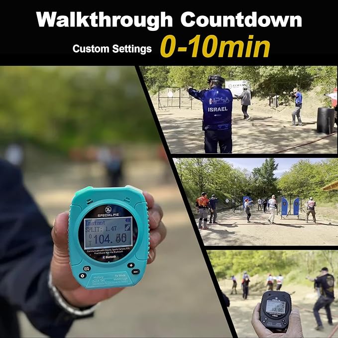 Shot Timer for Shooting Competition,Shot Timers with Protect Cover,Seamless Connection Device,Shooting Timer for Training&Dry Fire